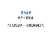 人教版初中语文八年级下册第六单元主题阅读课件