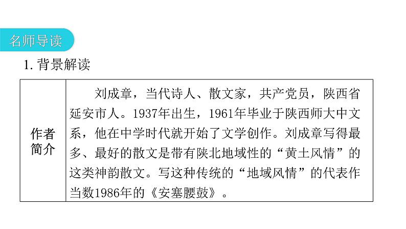人教版初中语文八年级下册第一单元3安塞腰鼓课件08
