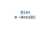 人教版初中语文八年级下册第五单元20一滴水经过丽江课件