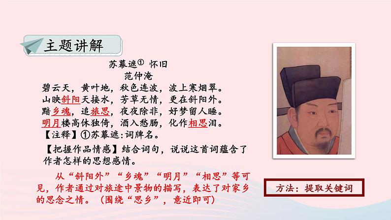 部编九年级语文下册第三单元主题阅读课件08