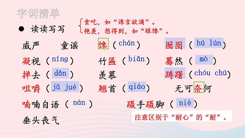 部编九年级语文下册第五单元19枣儿考点精讲课件07