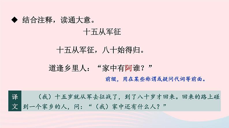 部编九年级语文下册第六单元24诗词曲五首考点精讲课件第8页