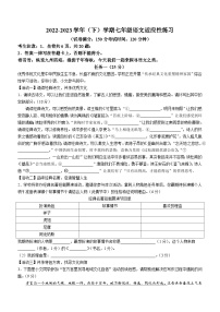 福建省厦门市湖里区2022-2023学年七年级下学期期末语文试题（含答案）