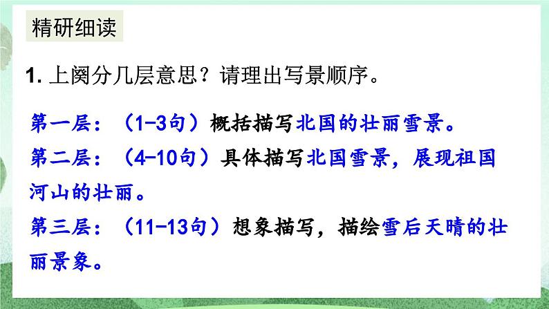 部编版九上语文 1 沁园春·雪(2课时） 课件+教案+练习+素材07