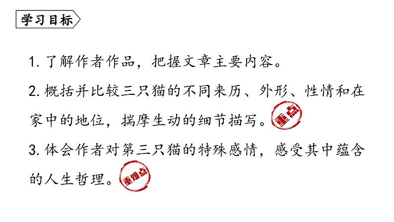 部编版七年级语文上册--第5单元16《猫》（精品课件）05