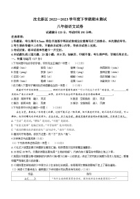 辽宁省沈阳市沈北新区2022-2023学年八年级下学期期末语文试题