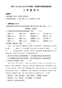 辽宁省大连市沙河口区2022-2023学年八年级下学期期末语文试题（含答案）
