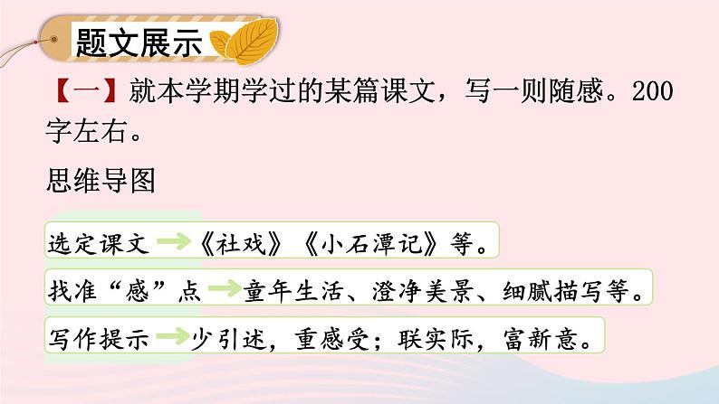 部编八年级语文下册第三单元写作学写读后感考点精讲课件第4页