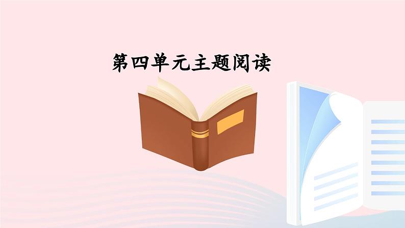 部编八年级语文下册第四单元主题阅读课件01
