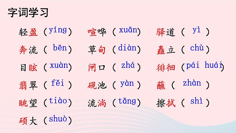 部编八年级语文下册第五单元20一滴水经过丽江课件06