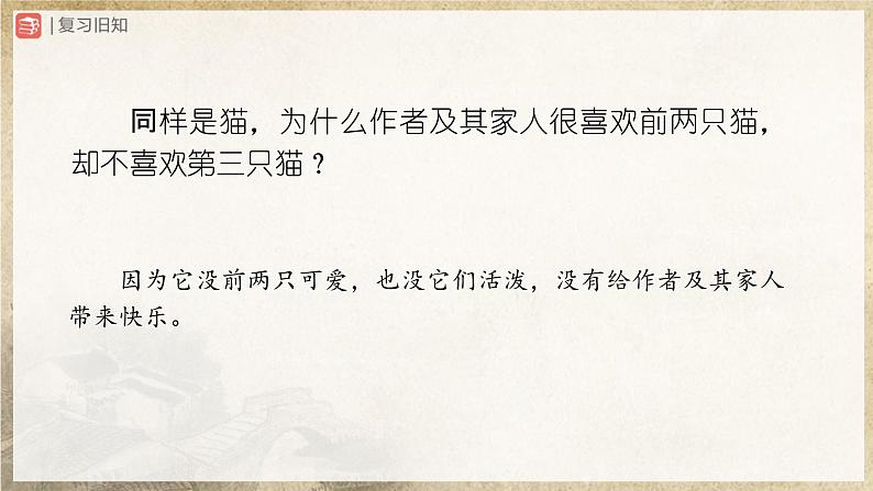 16[教学课件]猫（第2课时）第3页