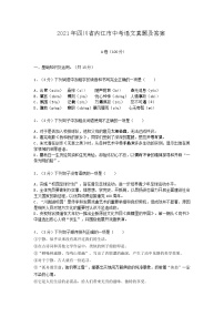 _2021年四川省内江市中考语文真题及答案