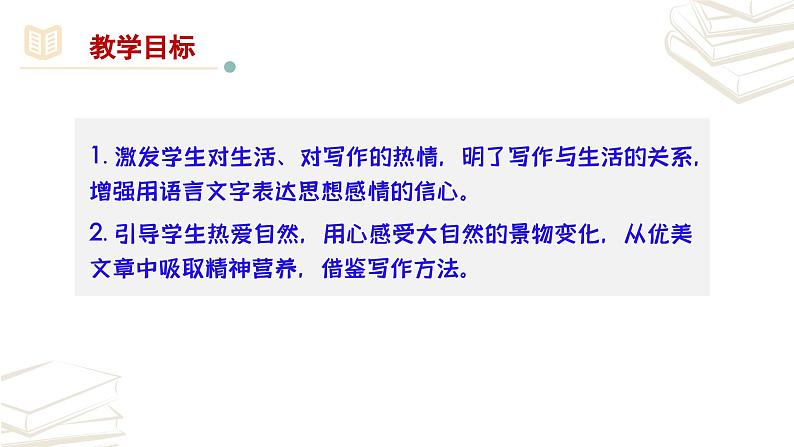 【核心素养】部编版初中语文七年级上册第1单元写作《热爱生活，热爱写作》课件03