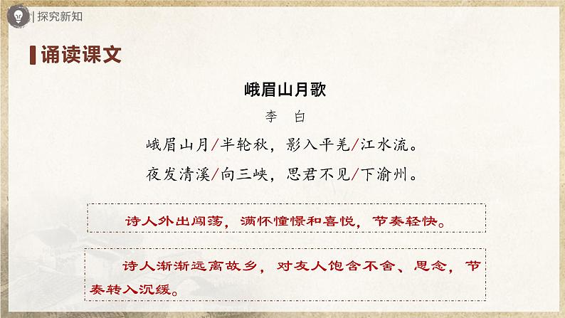 【部编版】七上语文  课外古诗词诵读-1（第1课时）峨眉山月歌+江南逢李龟年（课件+教案+学案）07