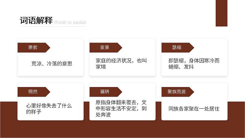 人教部编版语文九年级上册 15 故乡 课件08