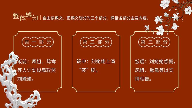 人教部编版语文九年级上册 25 刘姥姥进大观园 课件08