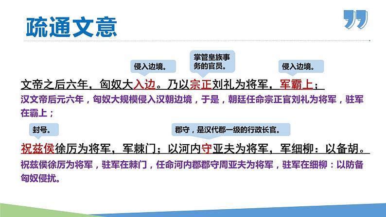25 周亚夫军细柳-2023-2024学年八年级语文上册同步优课课件（PPT）08