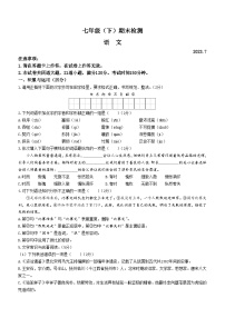 辽宁省大连市高新技术产业园区2022-2023学年七年级下学期期末语文试题（含答案）
