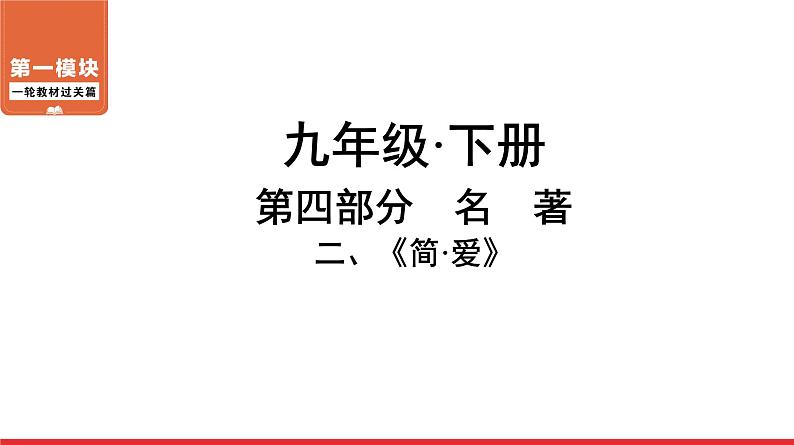 简爱-中考语文第一轮复习课件PPT第1页