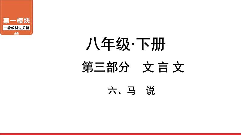 马说-中考语文第一轮复习课件PPT01