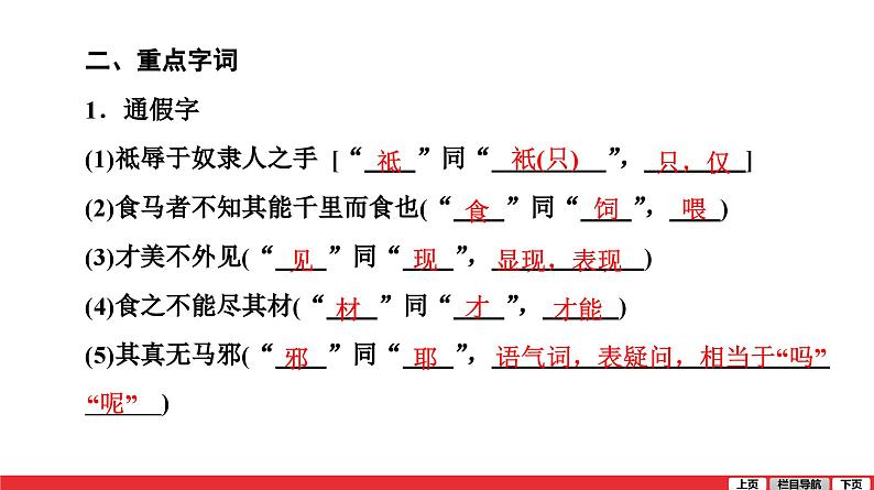 马说-中考语文第一轮复习课件PPT06