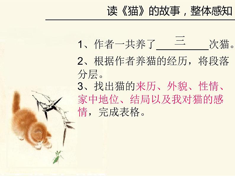 统编版七年级上第16课《猫》课件.ppt统编版七年级上第16课《猫》课件08