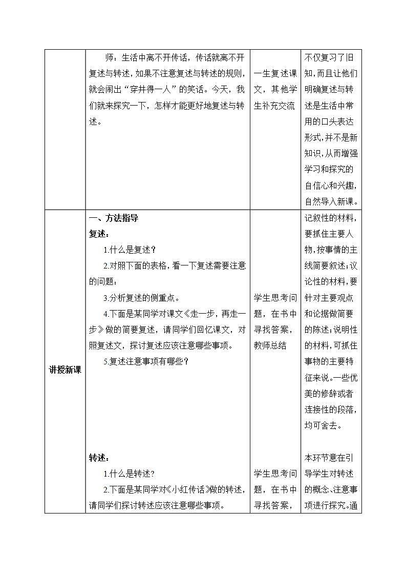 【核心素养目标】人教部编版初中语文八年级上册 《口语交际 复述与转述》课件+教案+同步分层练习（含答案）02