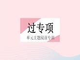 河北专用2023九年级语文上册第二单元中考阅读专训作业课件新人教版