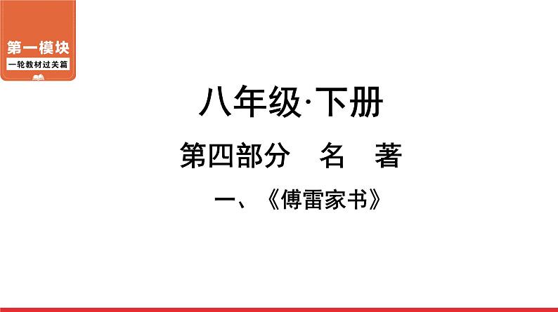傅雷家书-中考语文第一轮复习课件PPT第1页