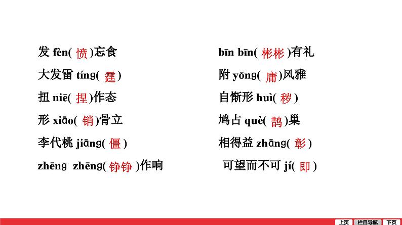 九年级上册第二单元-中考语文第一轮复习课件PPT06
