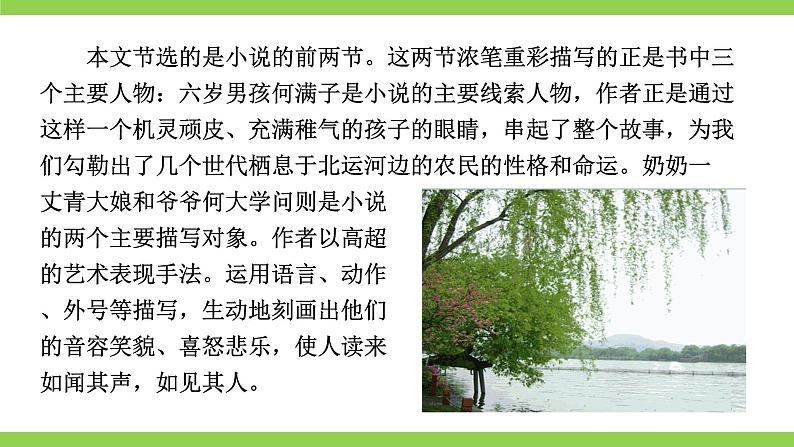 【核心素养】部编版初中语文九下8《蒲柳人家》 课件+教案+导学案（师生版）+同步测试（含答案）08