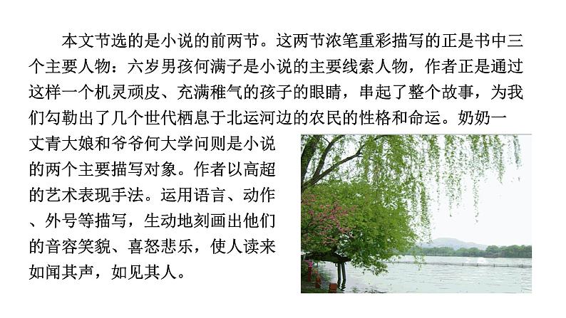 【核心素养】部编版初中语文九下8《蒲柳人家》 课件+教案+导学案（师生版）+同步测试（含答案）08