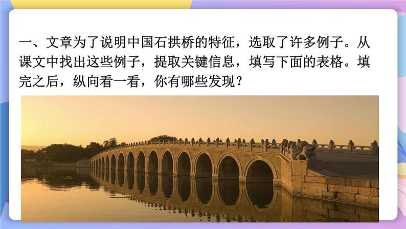 统编版语文八上 18 《中国石拱桥 》课件+教案+课课练+说课稿02