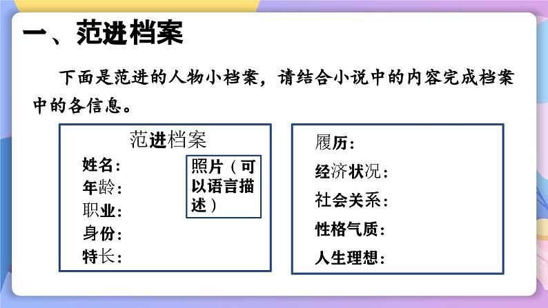 部编版语文九上 第23课《范进中举》（课件）第7页