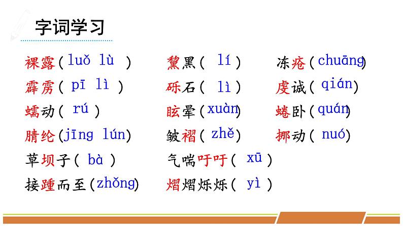 人教部编版语文八年级下册第五单元《在长江源头各拉丹冬》PPT课件（共2课时）07