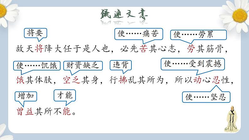 【核心素养目标】人教部编版初中语文八年级上册 《孟子三章 生于忧患，死于安乐》课件+教案+同步分层练习（含答案）08