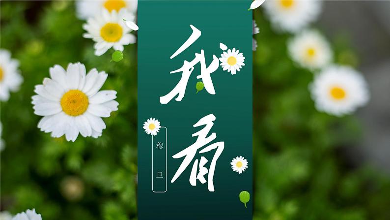 部编版语文九年级上册 6《我看》教学课件+教案+同步练习+导学案02