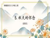 第05课秋天的怀念-课件