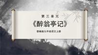 初中语文人教部编版九年级上册醉翁亭记优秀课件ppt