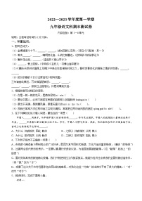 广东省汕头市潮南区2022-2023学年九年级上学期期末语文试题
