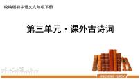 人教部编版九年级下册课外古诗词诵读教学演示课件ppt