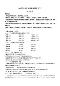 2020年黑龙江省哈尔滨市南岗区中考三模语文试题