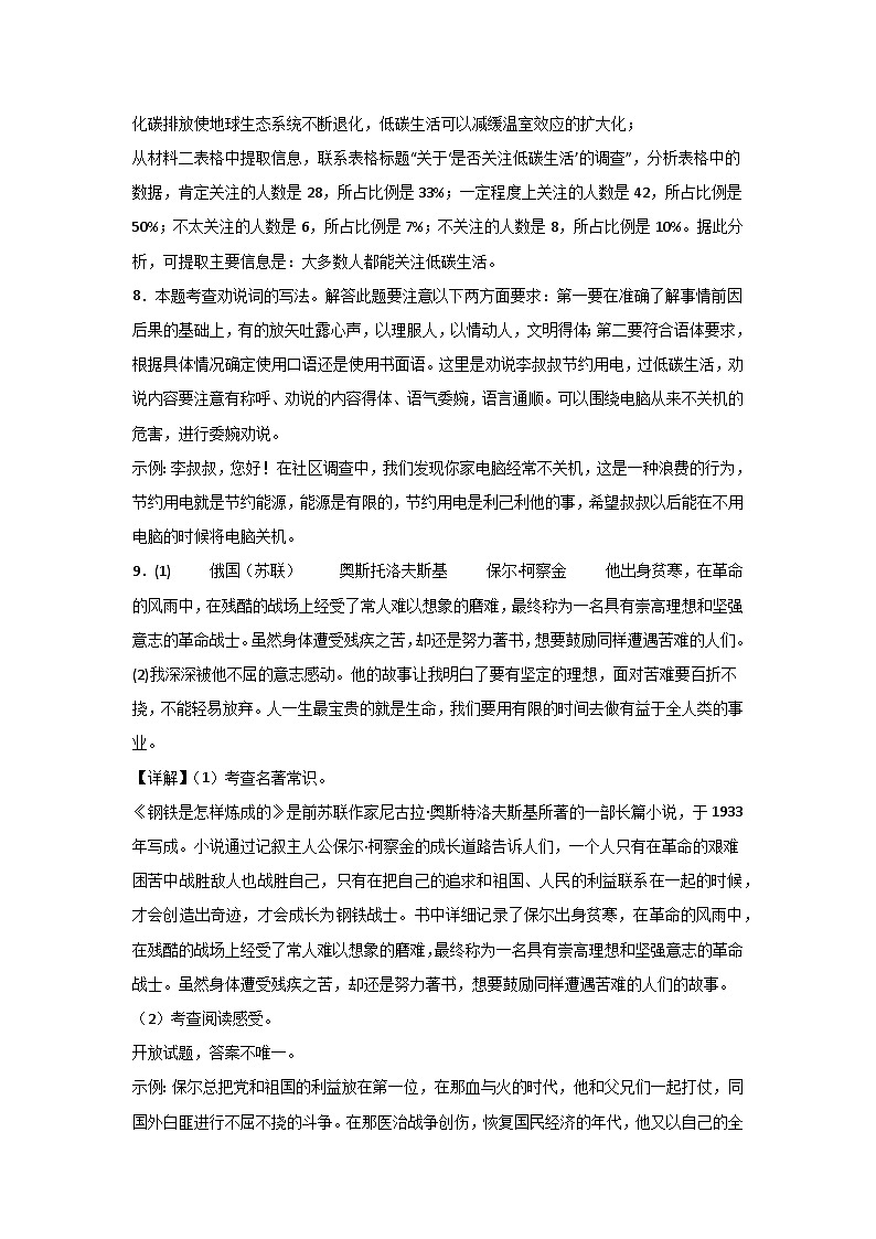 试卷一参考答案第2页