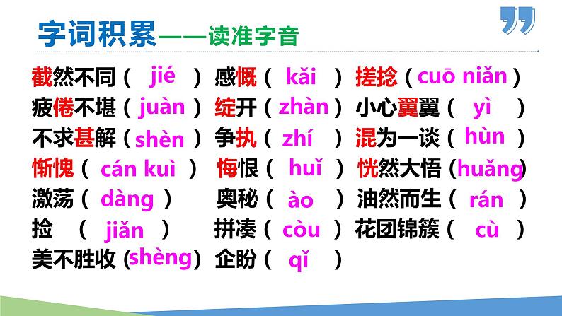 10 再塑生命的人-2023-2024学年七年级语文上册同步优课课件（PPT）第6页