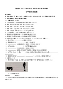 陕西省渭南市蒲城县2022-2023学年七年级下学期期末语文试题