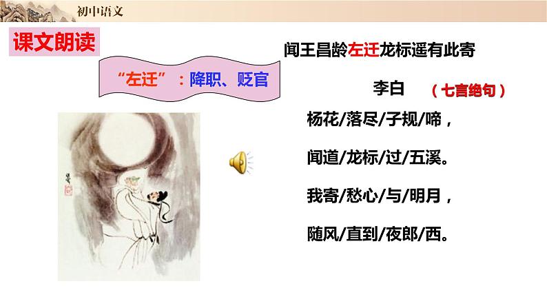 第4课《闻王昌龄左迁龙标遥有此寄》（精讲课件06