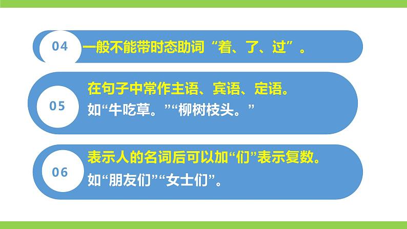 部编教材语法修辞“补白”七上微课《名词》（PPT+任务单）06
