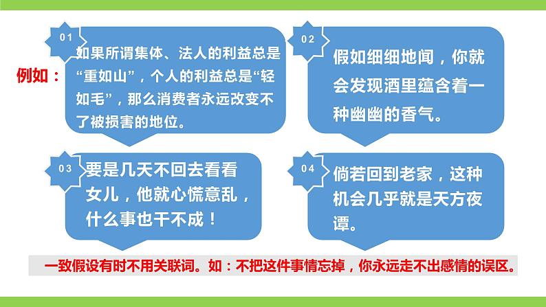 部编教材语法修辞“补白”九上微课《假设复句·条件复句》（PPT+任务单）07