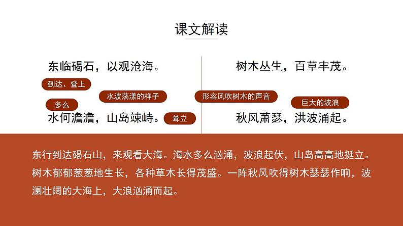 初中语文部编版七年级上册-古代诗歌四首 课件+教案08