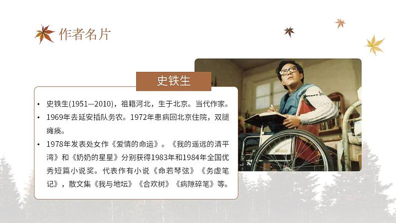 初中语文部编版七年级上册-秋天的怀念 课件第4页